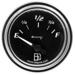 EQUUS 2.0 Dia Fuel Level Gauge Chrome