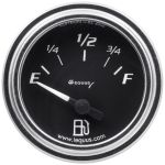 EQUUS 2.0 Dia Fuel Level Gauge Chrome