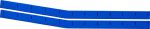 FIVESTAR 88 MD3 Monte Carlo Wear Strips 1pr Chevron Blue; 1988-1988