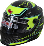 G-FORCE HELMET REVO GRAPHICS SML YELLOW SA2020