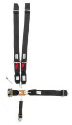 HOOKER HARNESS 5-Pt Harness System LL USD Ratchet Adj Black