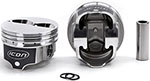 ICON PISTONS SBC Forged F/T Piston Set 4.060 Bore -4.9cc