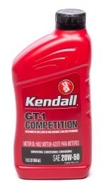 KENDALL OIL Kendall 20w50 GT-1 High Performance Oil 1qt