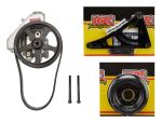 KRC POWER STEERING Pulley & P/S Pump Kit Ford Coyote w/ B/O Res.