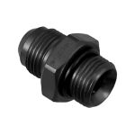 MAGNAFUEL/MAGNAFLOW FUEL SYSTEMS 8an to 8an ORB Straight Male Fitting - Black