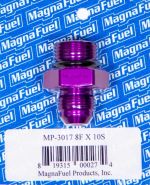 MAGNAFUEL/MAGNAFLOW FUEL SYSTEMS #8an Male to #10an O-Ring Str. Adapter Ftng