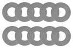 PENSKE RACING SHOCKS Washer Shims (10PK) 1.050x.012x.500 Valve