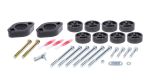 PERFORMANCE ACCESSORIES 12- Jeep Wrangler JK/JKU 1in Body Lift Kit; 2012-2017