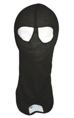 PXP RACEWEAR Head Sock Black Dual Eyeport 2 Layer