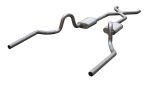 Pypes Exhaust 64-72 A-Body Crossmember Back Exhaust 2.5in; 1964-1972