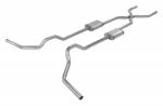 Pypes Exhaust 67-74 GM Truck 2.5in H-B omb w/H-Pipe Street Pro; 1967-1974