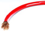 QUICKCAR RACING PRODUCTS Power Cable 4 Gauge Red 125ft Roll