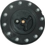 RCI Cap Flush Mount Black Plastic 12-Bolt