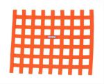 Racequip Ribbon Window Net Orange Non-SFI 18in x 24in