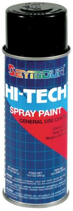 SEYMOUR PAINT Hi-Tech Enamels Gloss Black Paint