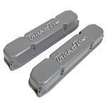 TRICK FLOW BBM Alm Valve Cover Set Stock Height - Silver