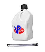 VP FUEL CONTAINERS Motorsports Jug 5.5 Gal White Square w/Hose