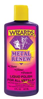 WIZARD PRODUCTS Metal Renew Polish 8oz.