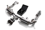 ARMYTRIX Stainless Steel Valvetronic Exhaust System Porsche 718 Boxster with Dual Matte Black Tips; 2017-2020