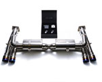 ARMYTRIX Titanium Valvetronic Exhaust System Porsche 997 GT3 with Dual Blue Coated Tips; 2007-2009