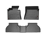 WeatherTech 2012 +Dodge Ram TruckFront and rear Floorliners - Over The HumpBlack; 2012-2022