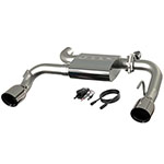 QTP 21- Bronco 2.3/2.7L Screamer Muffler Kit; 2021-2024