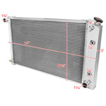 SPEC-D Tuning Chevrolet Monte Carlo Radiator - 3 Core