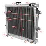 SPEC-D Tuning Toyota 4Runner 3 - Row Radiator - Manual Transmission