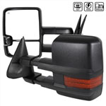 SPEC-D Tuning Chevrolet Silverado Towing Mirrors - Power Heated; 2003-2006