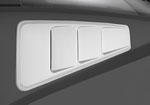 ROUSH Quarter Window Louvers Unpainted for Ford Mustang 3.7/4.0/4.6/5.0L; 2005-2014