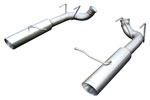 Pypes Mustang V6 Mustang Pype-Bomb Axle Back Exhaust System; 2011-2014