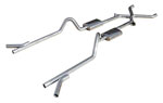 Pypes Pypes Chevy 2.5" Crossmember-back System w/ Xchange No Mufflers 304 Stainless