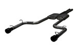 Pypes Charger V8 5.7L Cat-back System w/ Violator Mufflers - 409 Stainless - Black Tips; 2005-2010