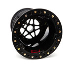 SANDER ENGINEERING Sprint Wheel 15x18 6in BS Outside Lock Black