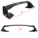 SPEC-D Tuning Subaru WRX Sedan - Sti Style Spoiler - Matte Black; 2015-2018