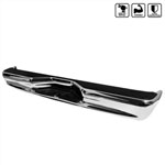 SPEC-D Tuning Ford Econoline Rear Bumper Step - Chrome - Without Sensor Hole