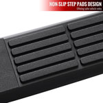 SPEC-D Tuning Toyota Highlander 3 Inch Side Step Bar - Black - Steel