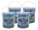 STEEL-IT Charcoal Polyurethane Case 4 x 1 Gallon