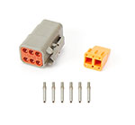 Turbosmart eGate 6 Way Sensor Plug Kit Fits DTM Connector