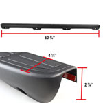 SPEC-D Tuning Chevrolet Silverado/Sierra Tailgate Moulding; 1999-2006