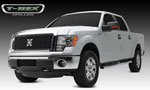 T-Rex Ford F-150 - X-METAL Series - Formed Mesh Grille, Main, Insert, 1 Pc, All Black Steel, Requires Center Bars Cutting on OEM shell; 2013-2013