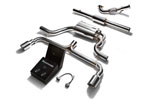 ARMYTRIX Stainless Steel Valvetronic Catback Exhaust System Volkswagen Scirocco with Dual Chrome Tips