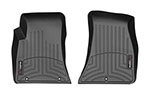 WeatherTech 2015+ Dodge Challenger Front FloorLiner - Black (Does not fit GT model)