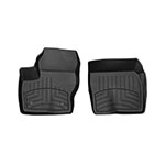 WeatherTech 2019+ Chevrolet Silverado 1500 Crew Cab Front Floorliner HP - Black