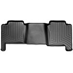 WeatherTech 2019+ Chevrolet Silverado 1500 Crew Cab Rear FloorLiner - Black