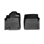 WeatherTech 12-21 Toyota Sequoia Front Floorliner HP - Black; 2012-2021