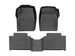 WeatherTech Black Front and Rear Floorliners; 2015-2022