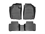 WeatherTech 16-23 Nissan Maxima Front and Rear Floorliners - Black