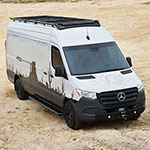 Westin 19-23 Mercedes-Benz Sprinter 144in WB Mesa Roof Rack - Textured Black; 2019-2023