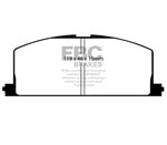 EBC 85-88 Chevrolet Nova 1.6 Greenstuff Front Brake Pads; 1985-1988